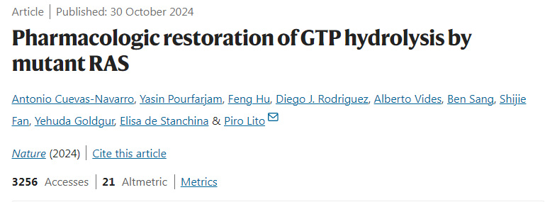 突變RAS對(duì)GTP水解的藥理學(xué)恢復(fù) 突變RAS對(duì)GTP水解的藥理學(xué)恢復(fù)
