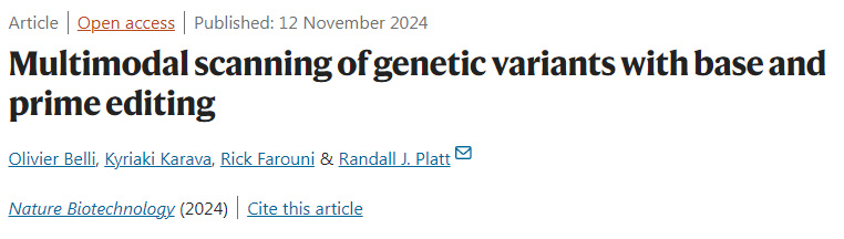 利用堿基和素?cái)?shù)編輯對(duì)遺傳變異進(jìn)行多模態(tài)掃描 利用堿基和素?cái)?shù)編輯對(duì)遺傳變異進(jìn)行多模態(tài)掃描