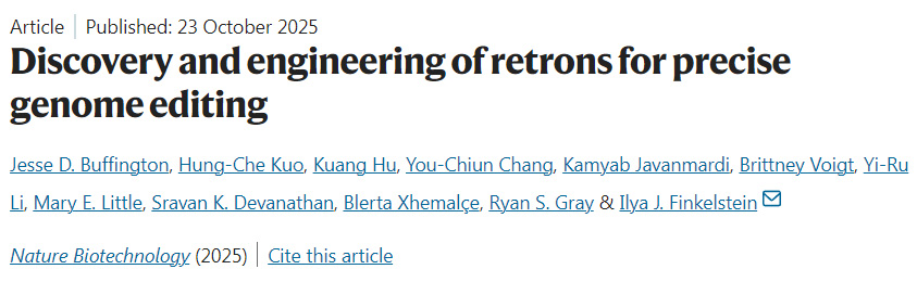 用于精準(zhǔn)基因組編輯的逆轉(zhuǎn)錄子的發(fā)現(xiàn)與改造 用于精準(zhǔn)基因組編輯的逆轉(zhuǎn)錄子的發(fā)現(xiàn)與改造