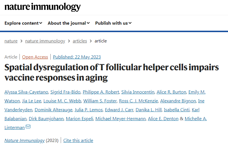 研究免疫反應(yīng)隨著年齡的增長而變化的方式 研究免疫反應(yīng)隨著年齡的增長而變化的方式