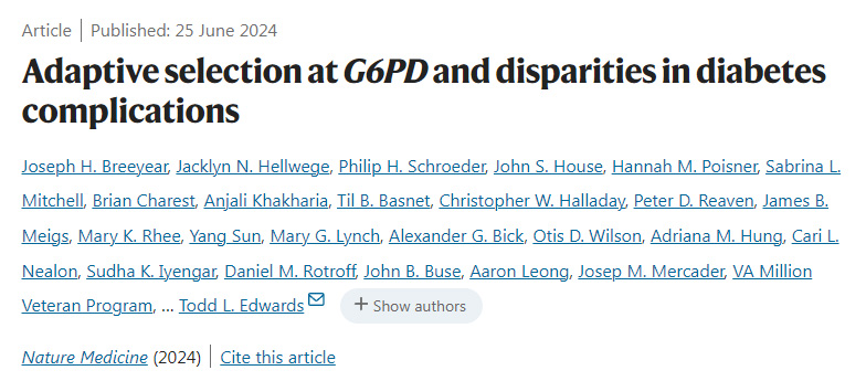 G6PD的適應(yīng)性選擇與糖尿病并發(fā)癥的差異 G6PD的適應(yīng)性選擇與糖尿病并發(fā)癥的差異